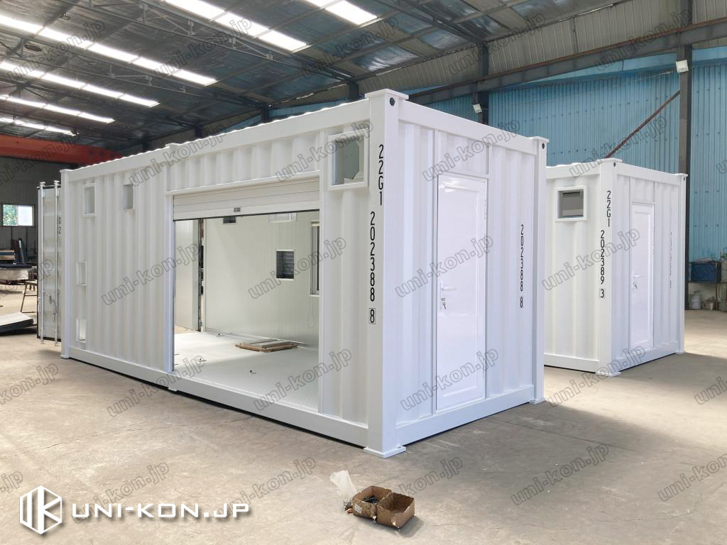 発電設備搭載用コンテナハウス外部6