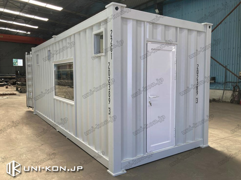発電設備搭載用コンテナハウス外部1
