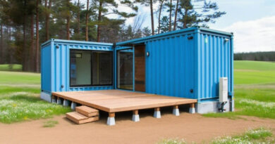 山梨県コンテナハウス・コンテナ民泊・ホテル完成竣工効果（宿泊棟B）